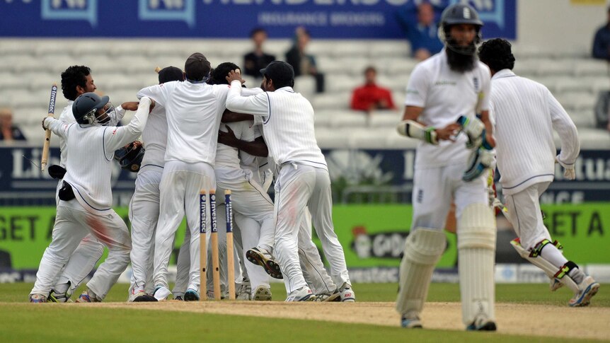 Sri Lanka celebrates dramatic win over England