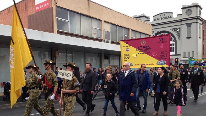 Launceston Anzac Day Parade 2017