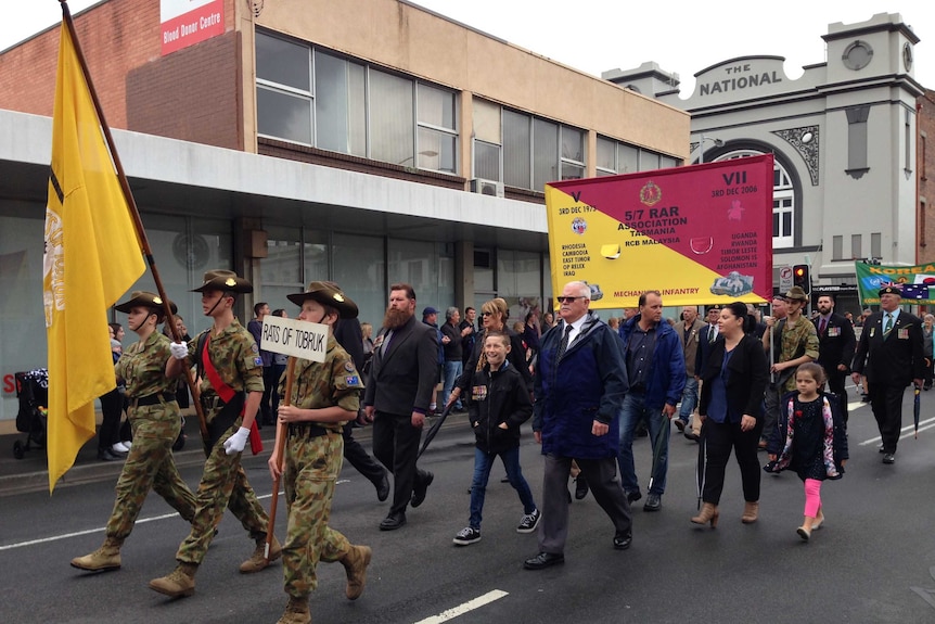 Launceston Anzac Day Parade 2017