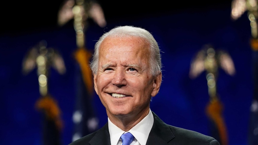 Joe Biden smiling