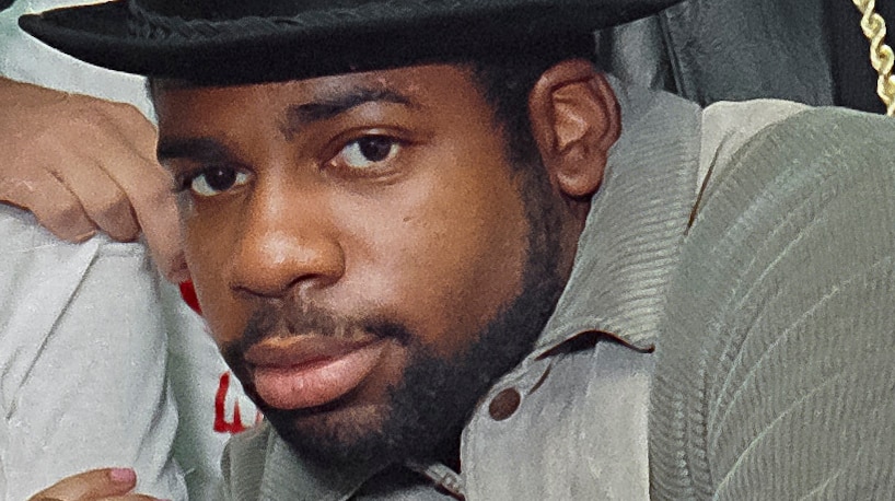 Run-DMC's Jason Mizell, known as Jam-Master Jay, poses in 1986.