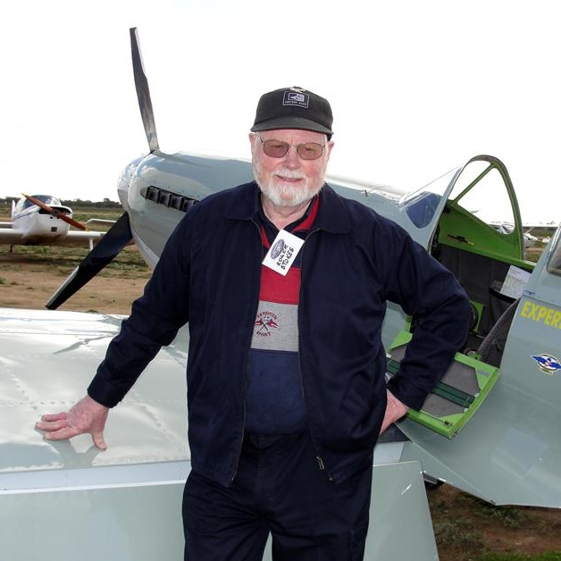 Spitfire pilot Roger Stokes