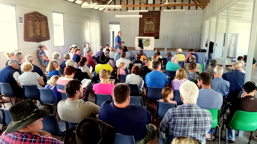 A public meeting in Bucca on the future of Bucca Weir