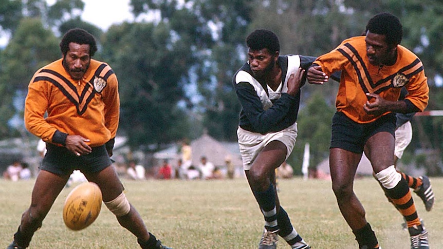 PNG rugby league team in 1977