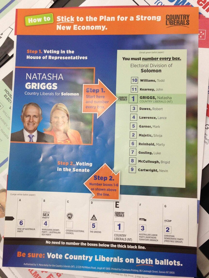 A Country Liberals flyer featuring Natasha Griggs.