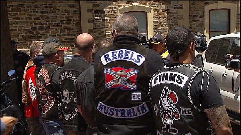 Rebels bikie gang members