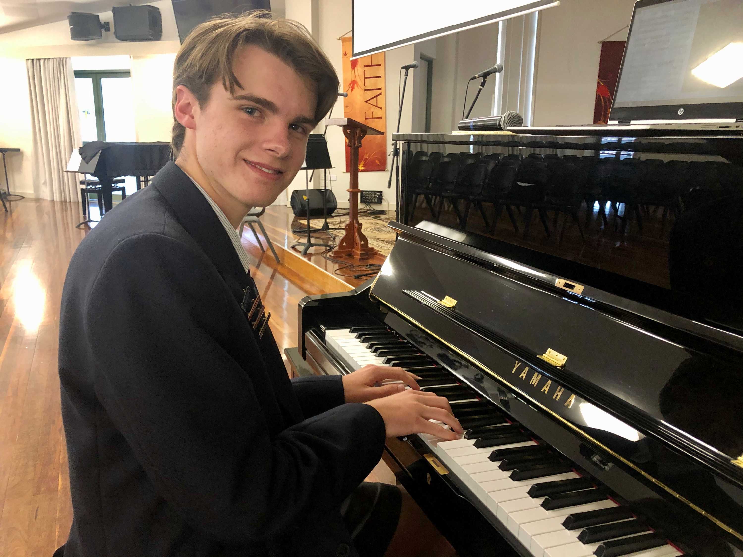George Teasdell is passionate about creating music. One of his pieces ...