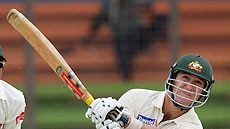 Phil Jaques was dismissed for 66 in Chittagong
