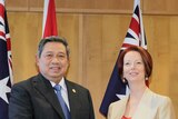 Indonesia's President meets with Australia's Prime Minister