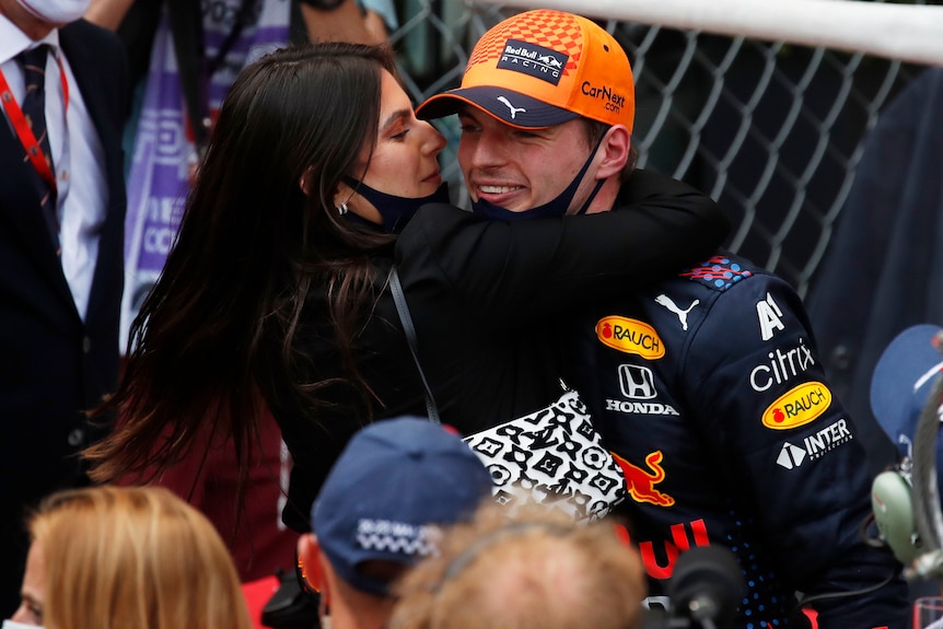 Max Verstappen after winning the Monaco Grand Prix