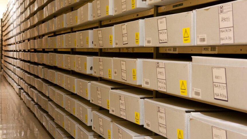 National Archives of Australia's repository in Mitchell, ACT May 2012