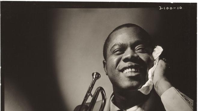 Vanity Fair portrait of Louis Armstrong 1935 by Anton Bruehl. It is on show at the National Portrait Gallery in Canberra as part of the Vanity Fair exhibition on show until August 30, 2009.

NOTE- ONLY USE THIS IMAGE FOR ONLINE STORIES ON THE VANITY FAIR EXHIBITION IN CANBERRA.