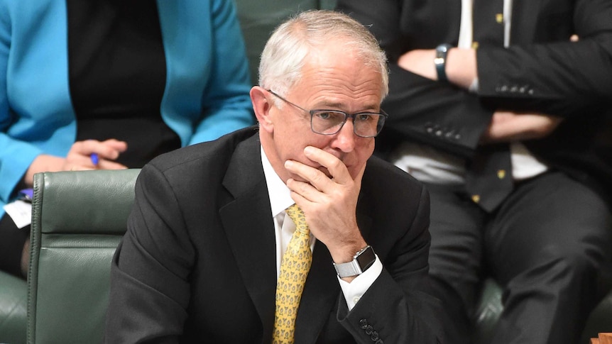 Malcolm Turnbull during Question Time