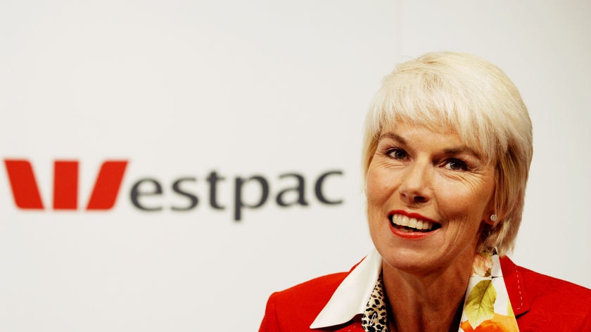 St George Bank CEO Gail Kelly addresses the media during a press conference