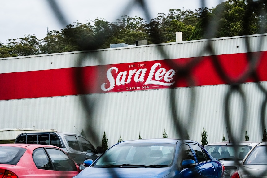 A fence in front of the Sara Lee factory in Lisarow