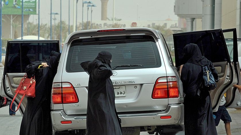 Saudi women in Riyadh