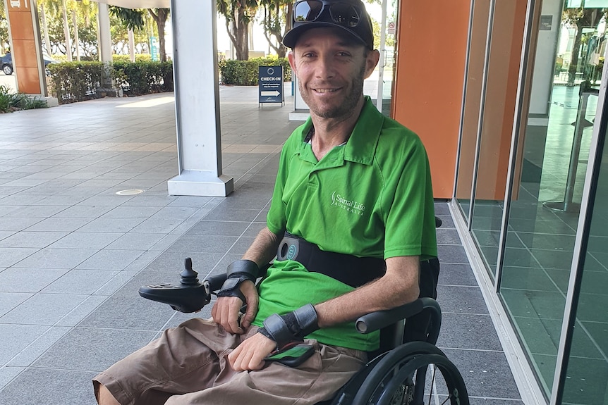 Dane Cross says he faces daily challenges living in a wheelchair