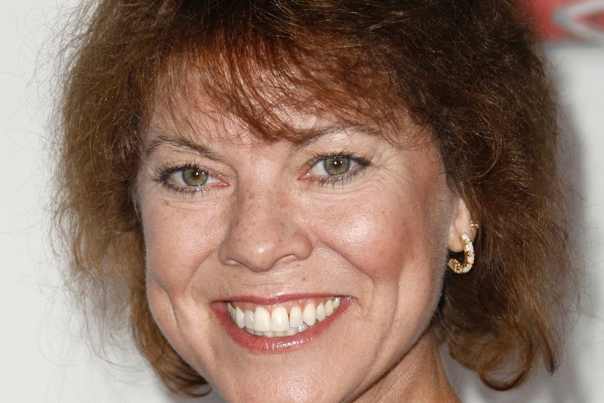 A portrait of Erin Moran, who played Joanie Cunningham in the sitcom Happy Days, in 2008.
