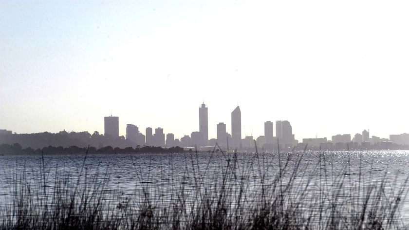 The Perth skyline