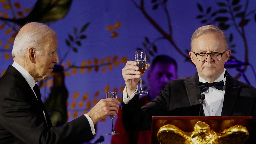 Prime Minister Albanese and President Biden at State dinner speech