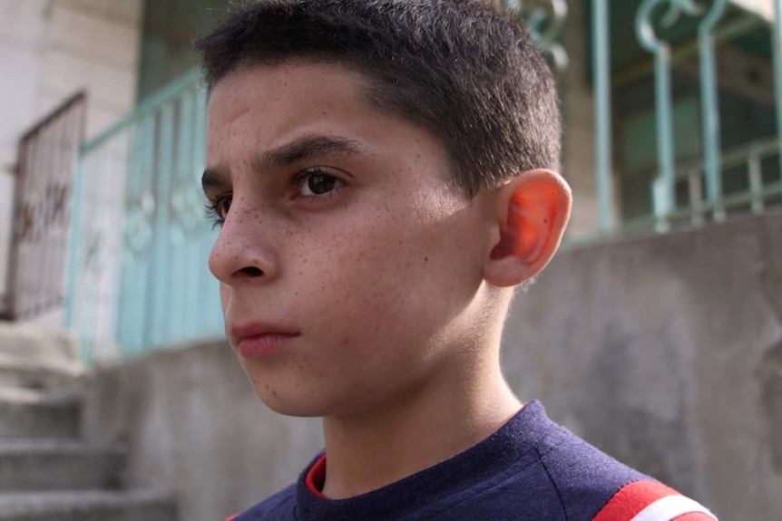 Marwan, 10, was arrested last month after he was accused of throwing stones