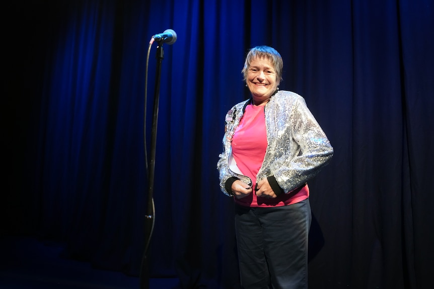 Comedian Sarah Stewart prior to the Canberra Comedy Festival