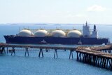 LNG carrier at the Karratha Gas Plant