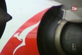 Qantas aeroplane