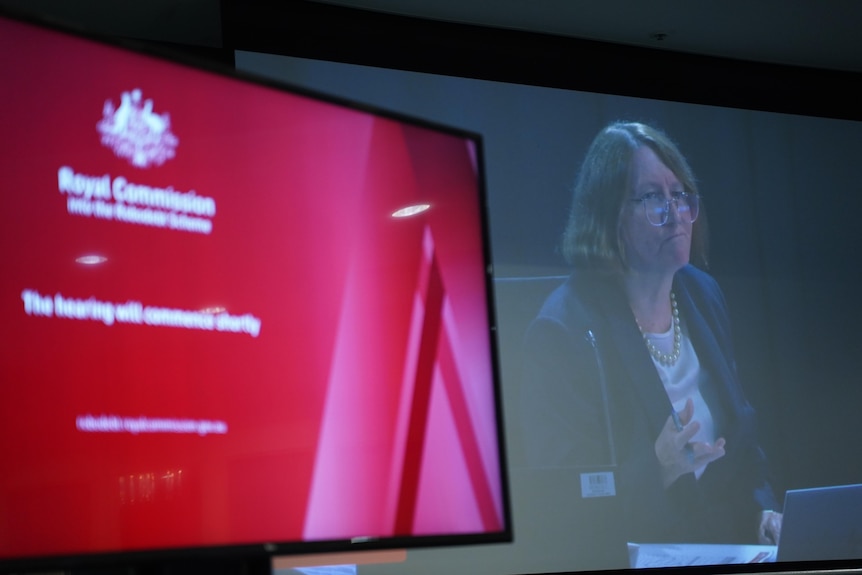 Robodebt royal commissioner Catherine Holmes speaking at hearing