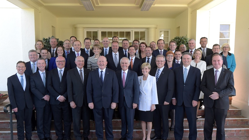 Malcolm Turnbull and his new ministry