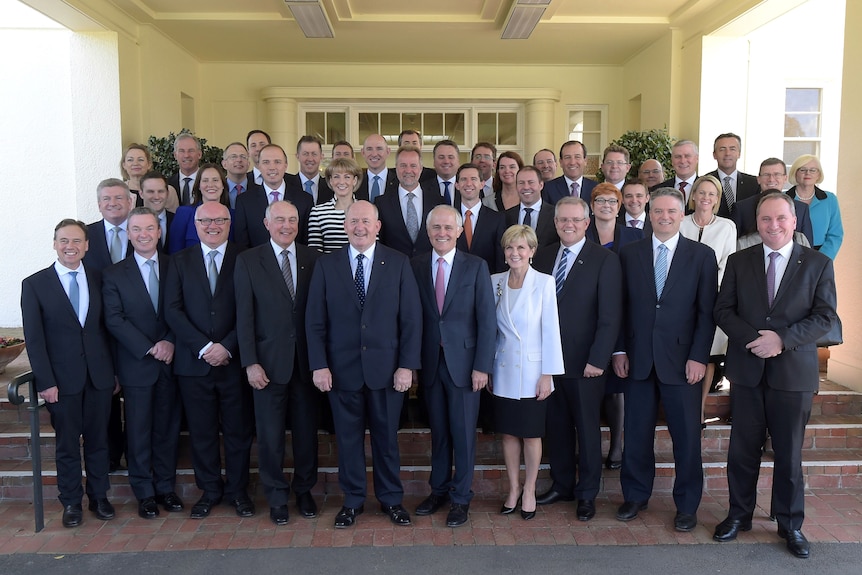 Malcolm Turnbull and his new ministry