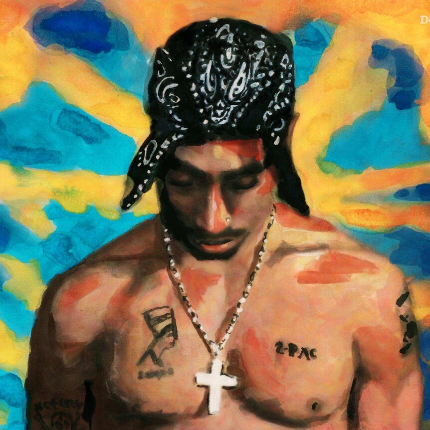 Tupac illustration