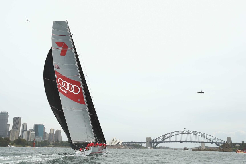 Wild Oats XI races in the Big Boat Challenge