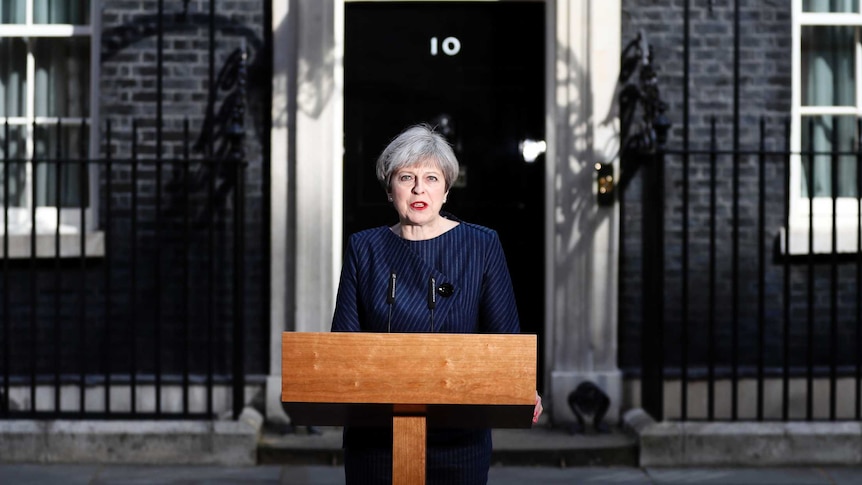 Britain's Prime Minister Theresa May calls snap election