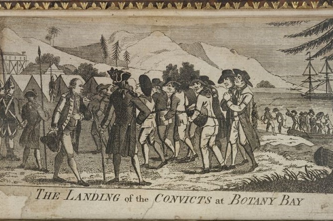 Landing of the convicts at Botany Bay