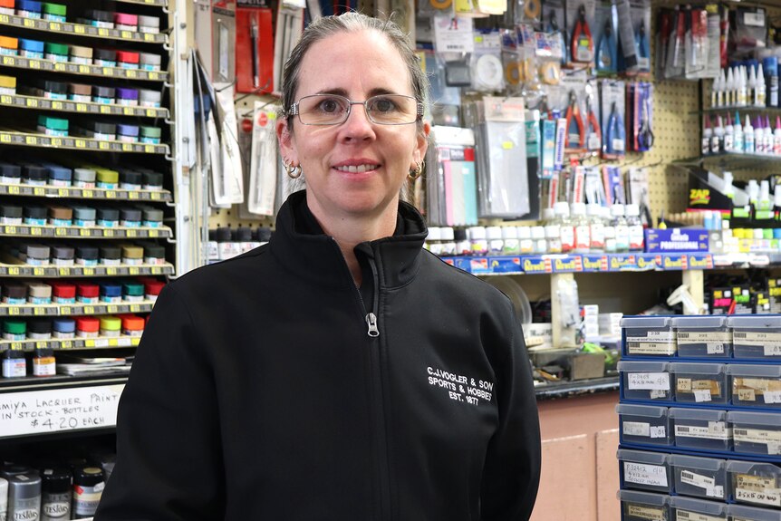 Hobby shop manager Leigh-Anne Townsley