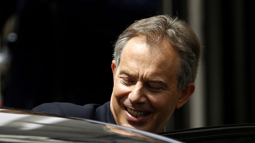 Tony Blair leaves 10 Downing Street