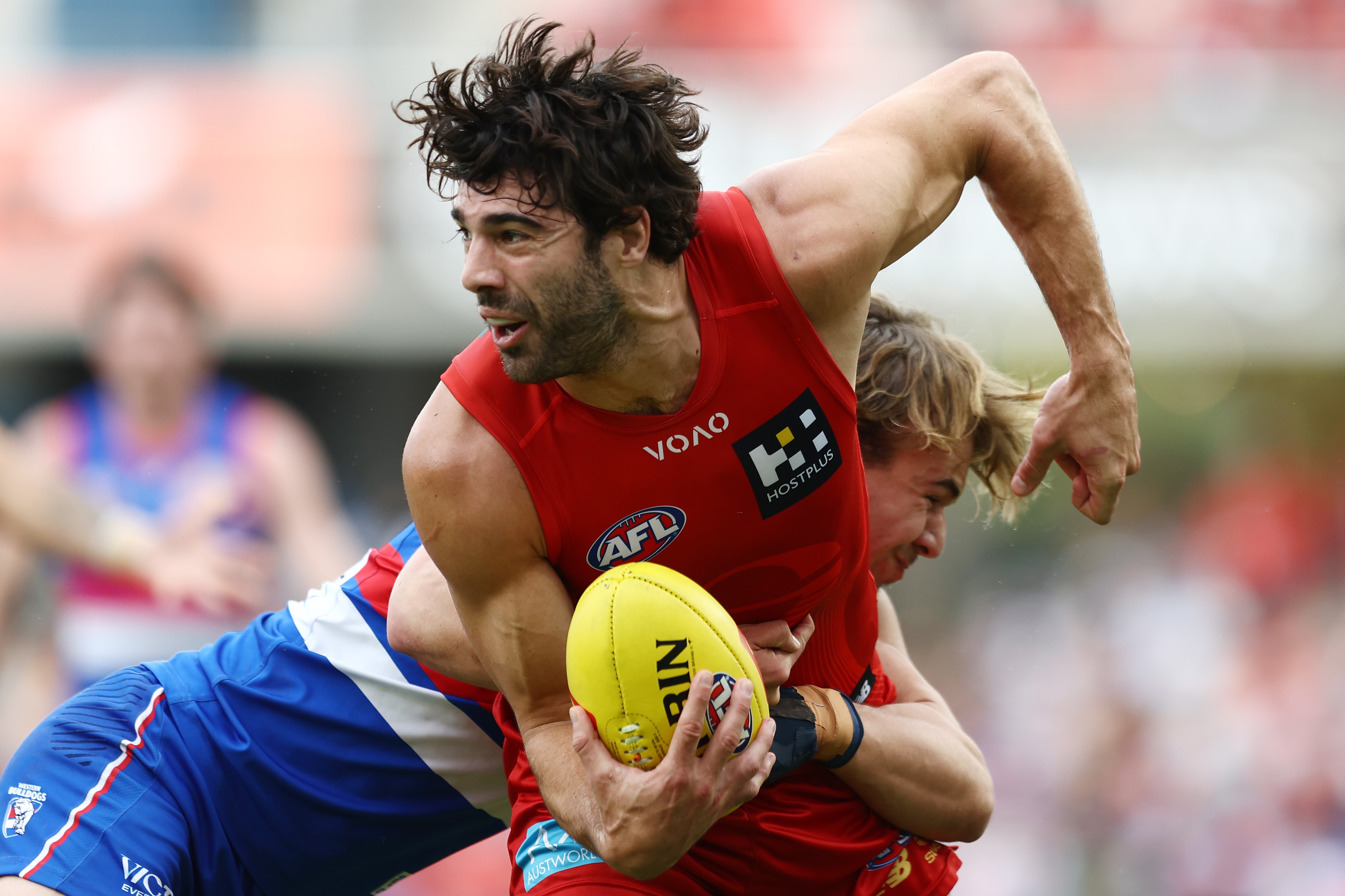 Live: Suns and Dogs locked in tense battle as Hawks skipper lashes umpiring
