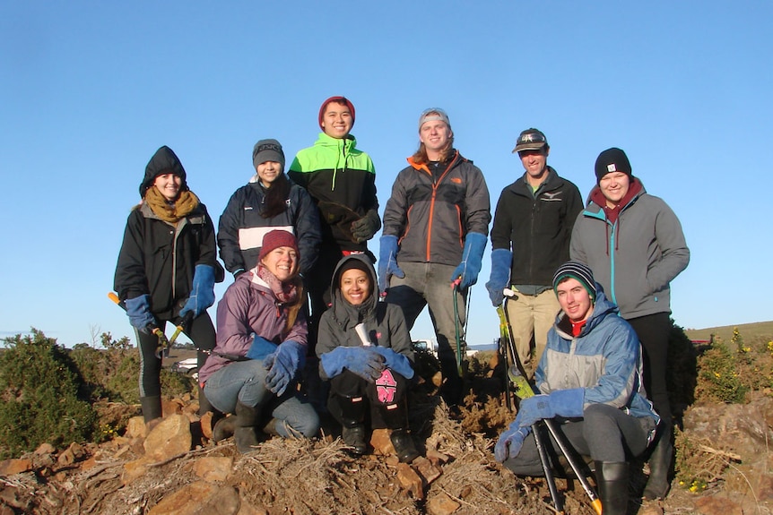 US college students, Tom Kirk,  Lisa Ochoa, Emily Wilkins, Natalie Rao, Bryan Luu, Chelsea Carhuff and Connor Vasa