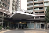 The front of the Pullman Hotel in Adelaide's Hindmarsh Square.