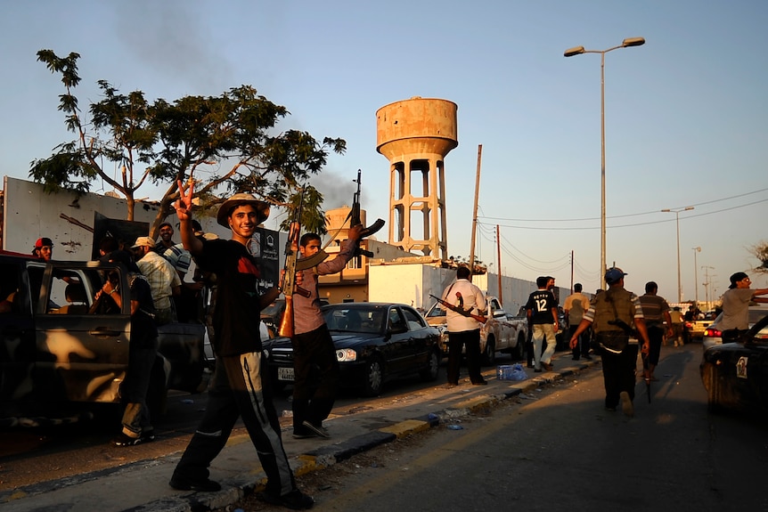 Rebels take over Gaddafi compound