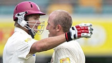 Shane Watson and Clinton Perren shared in a record fourth-wicket stand for the Bulls.