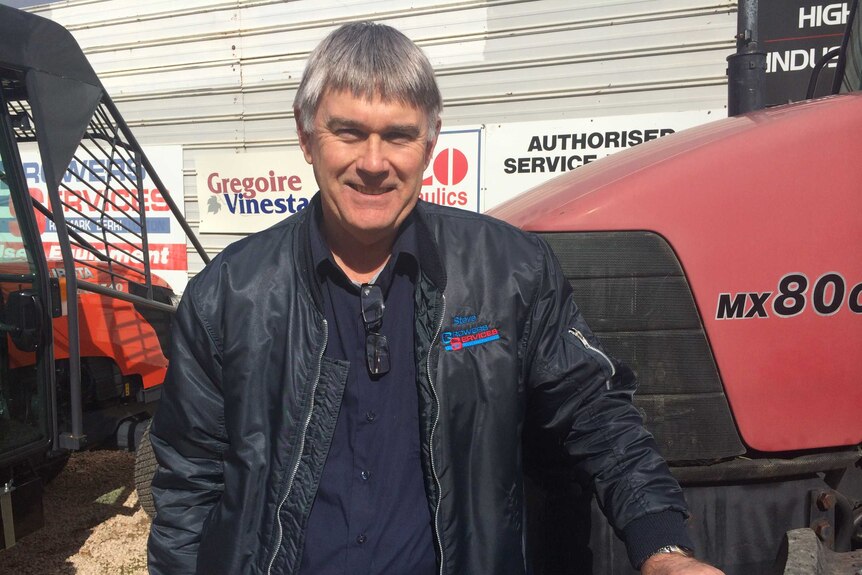 Riverland tractor dealer Steve Tambling.