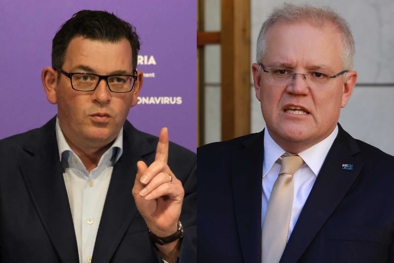 Victorian Premier Daniel Andrews and Australian Prime Minister Scott Morrison