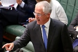 Malcolm Turnbull speaks to Opposition during Question Time