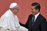 Pope Francis meets Enrique Pena Nieto