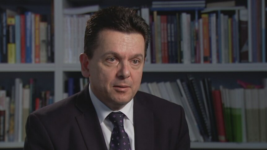 Nick Xenophon talks to 7.30 about the AFP arrests, 18 May 2017.
