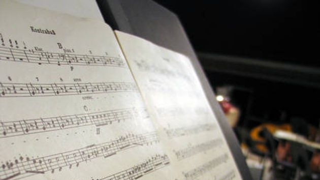 Generic: sheet music on a music stand