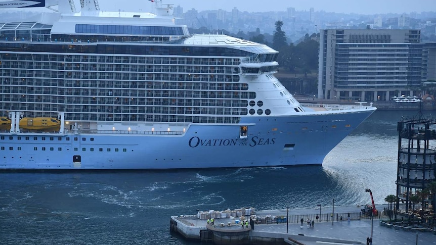 Ovation of the Seas arrives in Sydney Harbour
