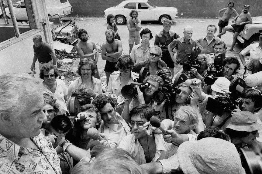 Gough Whitlam in Darwin